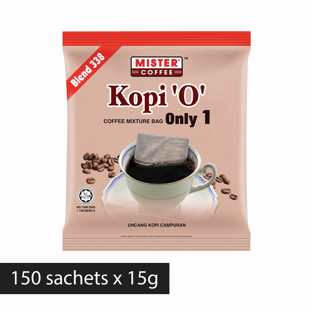 Kopi 'O' Only 1 Blend 338 | Coffee Bag (15g x 150's)