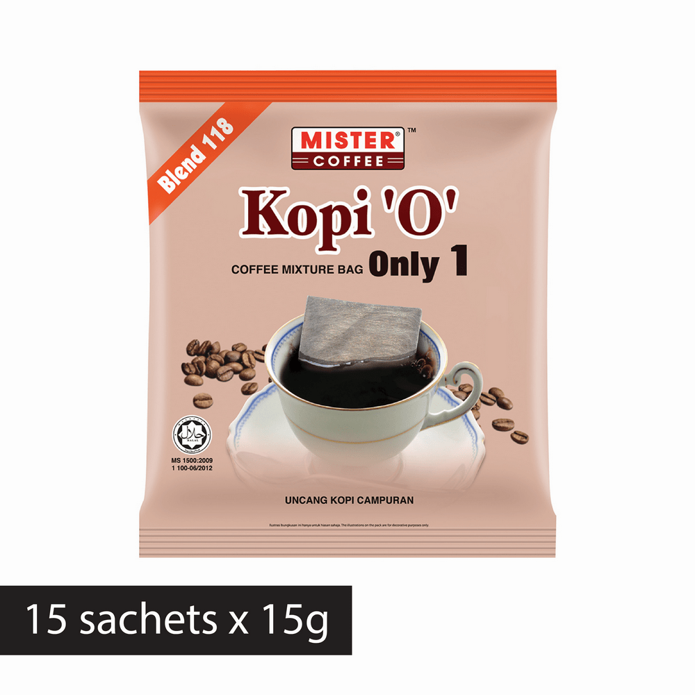 Kopi 'O' Only 1 Blend 118 | Coffee Bag (15g x 15's)