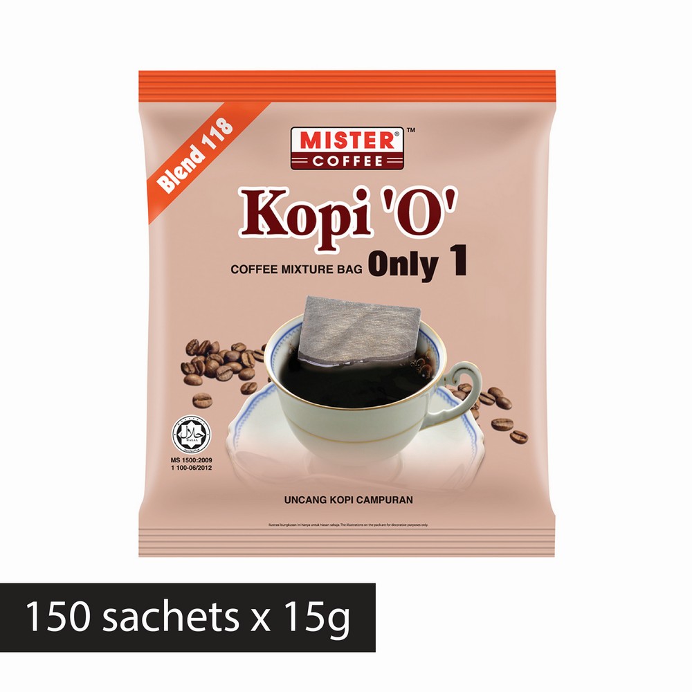 Kopi 'O' Only 1 Blend 118 | Coffee Bag (15g x 150's)