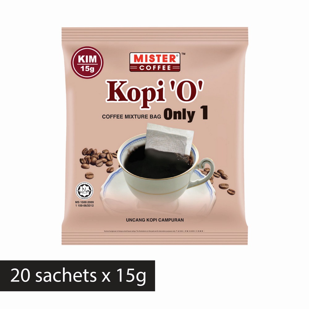 Kopi ‘O’ Only 1 Kim Blend | Coffee Bag  (15g x 20’s)