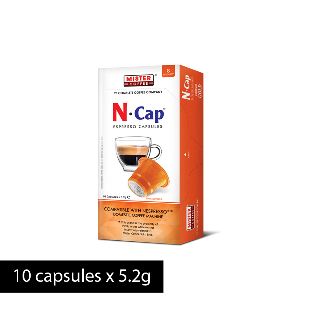 N Cap Espresso Gold (10 pcs)