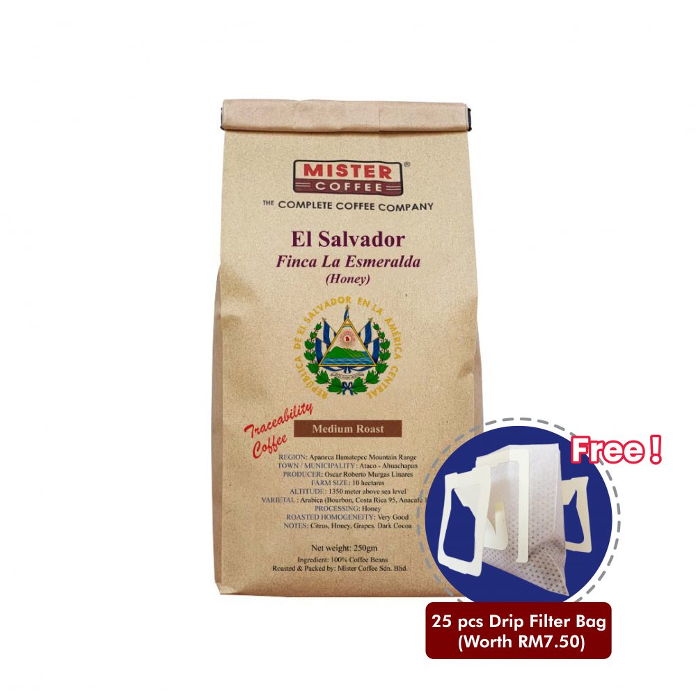 El Salvador Finca La Esmeralda | (Honey) - 250g - Traceability