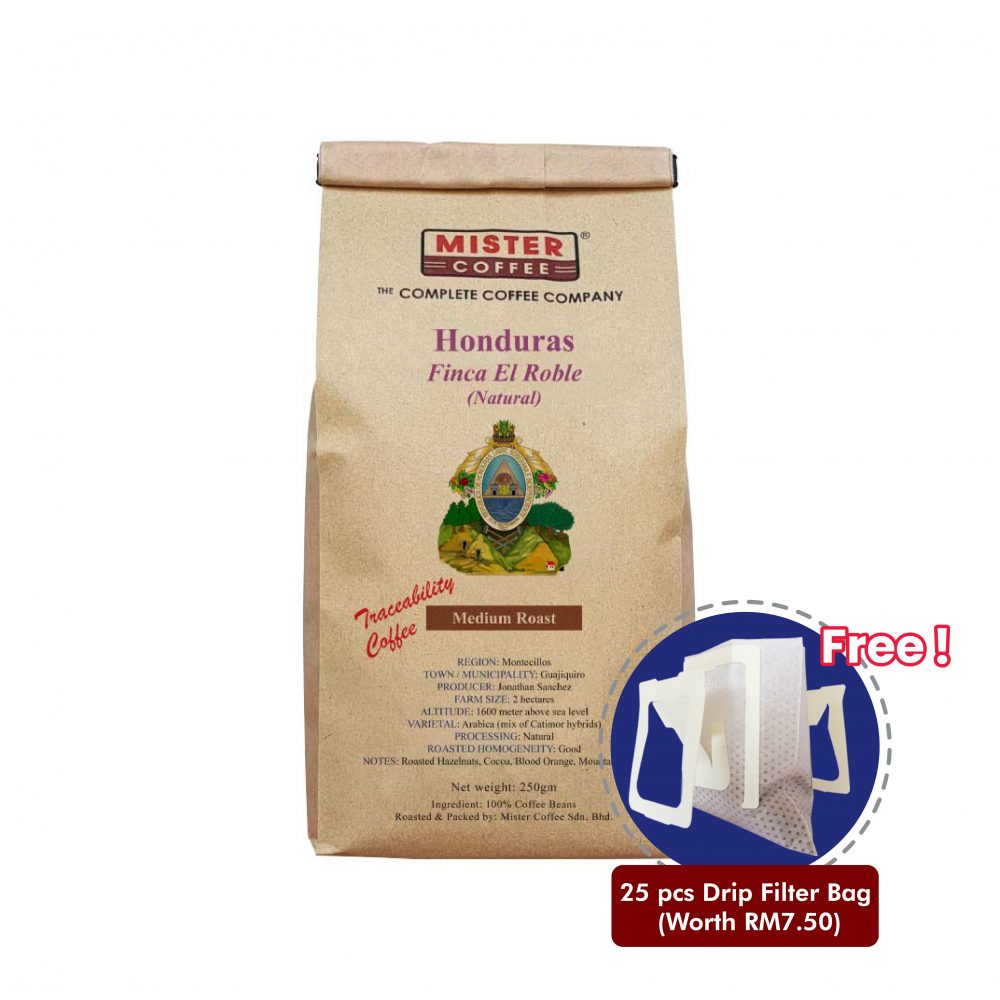 Honduras Finca El Roble | (Natural) - 250g - Traceability