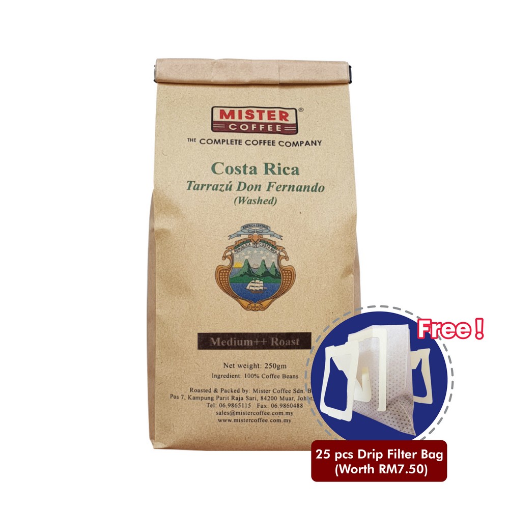 Costa Rica Tarrazu Don Fernando | (Washed) Medium ++ Roast - 250g