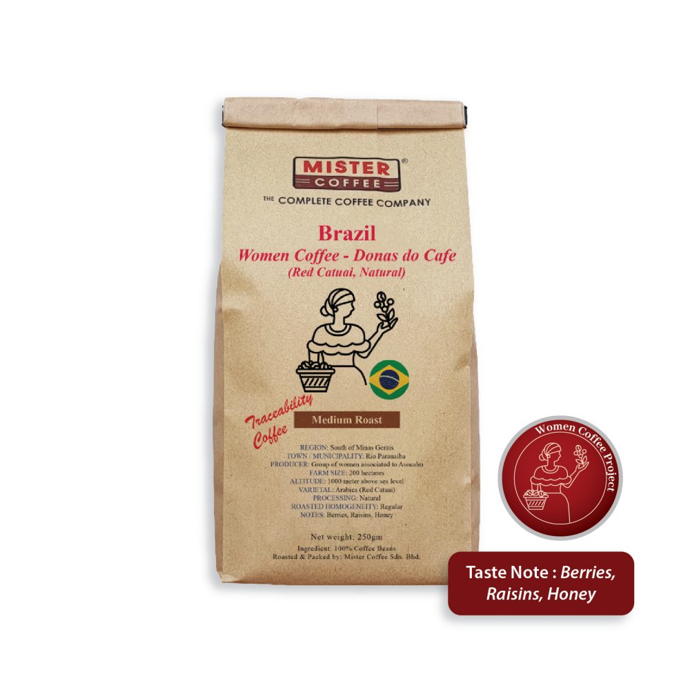 Women Coffee Project BRAZIL (Natural) - Donas do Café  - Medium Roast | - 250g - Traceability