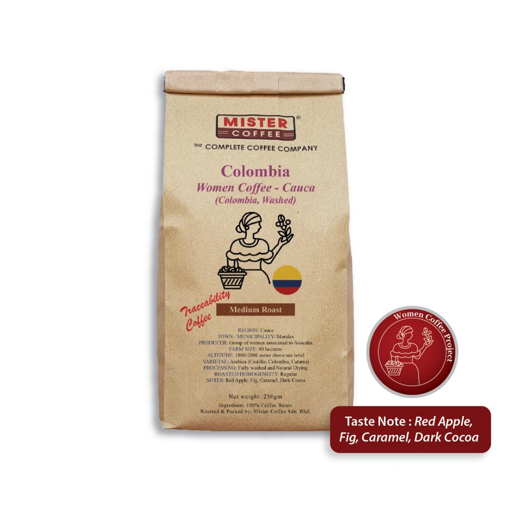 Women Coffee Project COLOMBIA (Washed) - Cauca - Medium ++ Roast | - 250g - Traceability